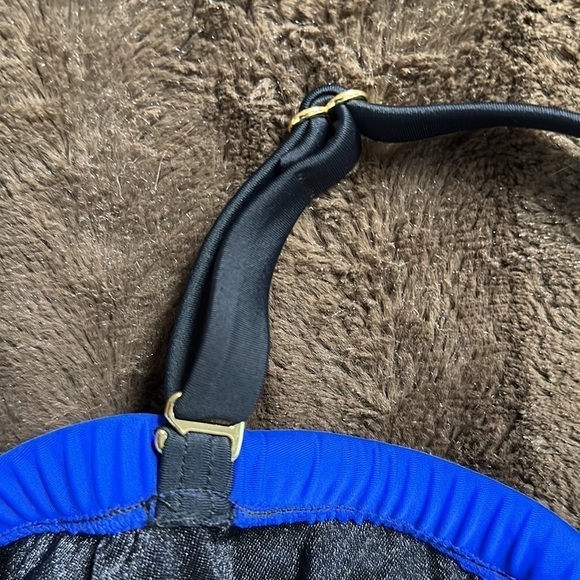 NWOT MAXINE OF HOLLYWOOD Royal and Black One Piece Sz 8 - Picture 10 of 11